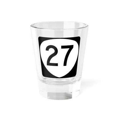 OR 27 (Oregon) (Road Sign) Shot Glass 1.5oz 1.5oz - Go Mug Yourself