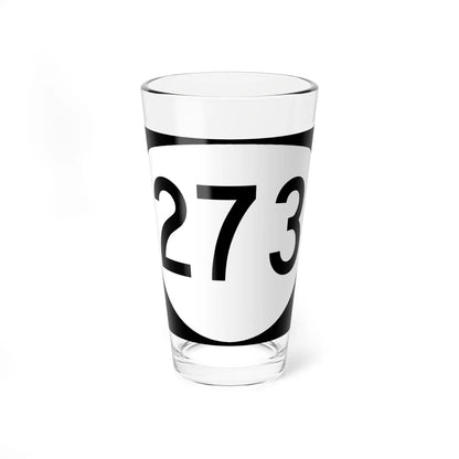 OR 273 (Oregon) (Road Sign) Pint Glass 16oz - Go Mug Yourself