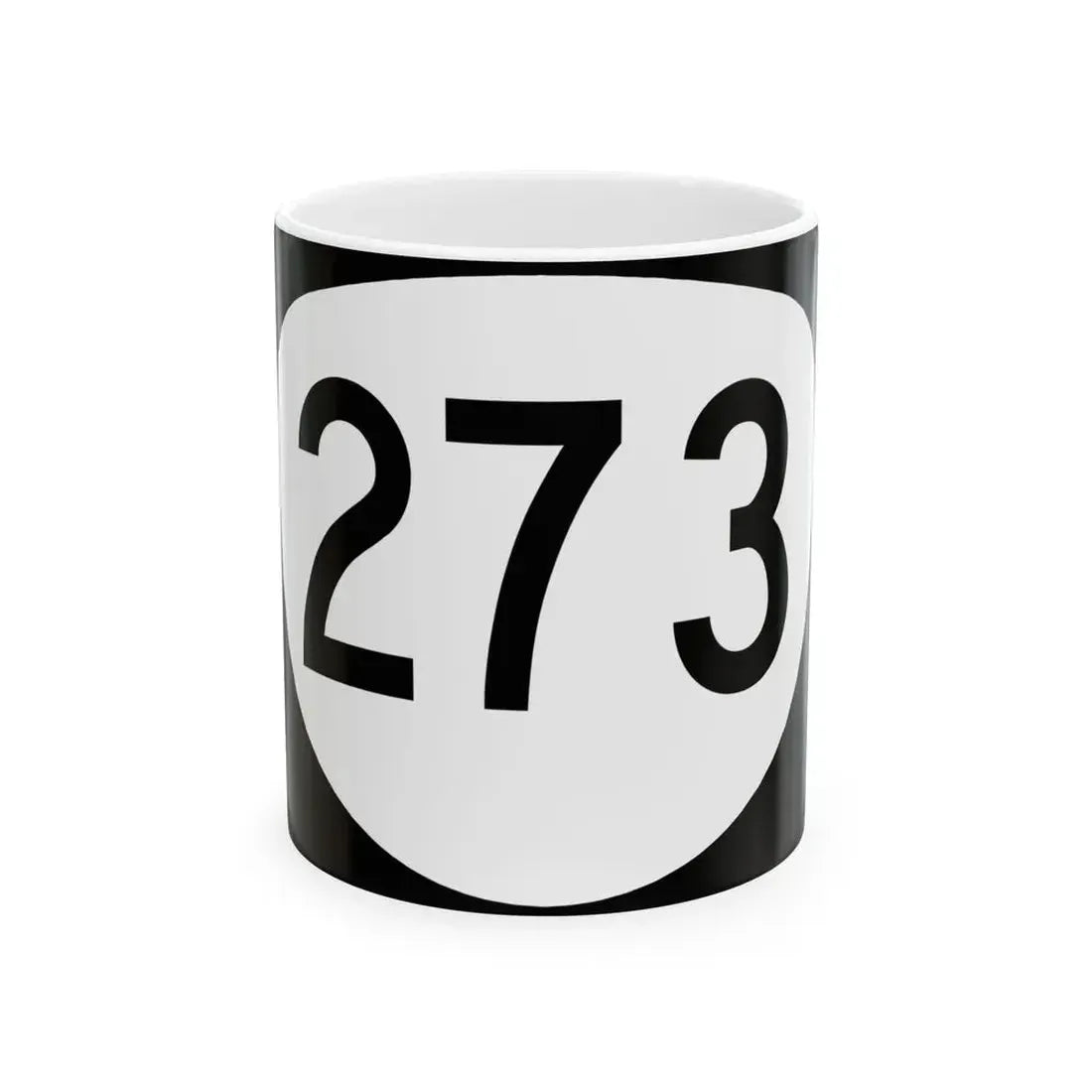 OR 273 (Oregon) (Road Sign) White Coffee Mug 11oz - Go Mug Yourself