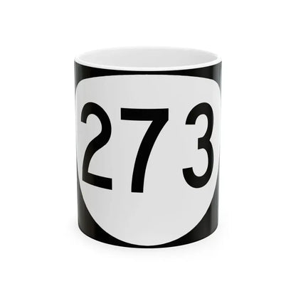 OR 273 (Oregon) (Road Sign) White Coffee Mug 11oz - Go Mug Yourself