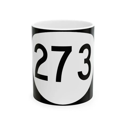 OR 273 (Oregon) (Road Sign) White Coffee Mug 11oz - Go Mug Yourself