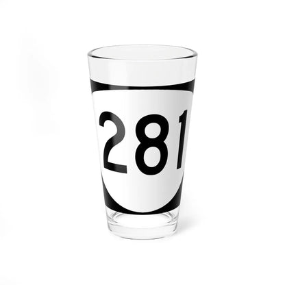 OR 281 (Oregon) (Road Sign) Pint Glass 16oz 16oz - Go Mug Yourself