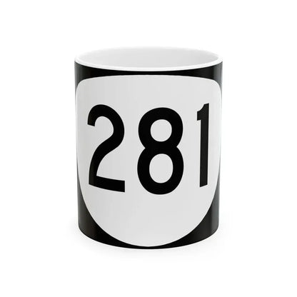 OR 281 (Oregon) (Road Sign) White Coffee Mug 11oz - Go Mug Yourself