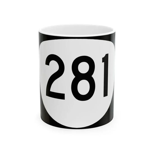 OR 281 (Oregon) (Road Sign) White Coffee Mug 11oz - Go Mug Yourself