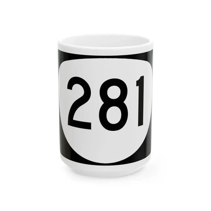 OR 281 (Oregon) (Road Sign) White Coffee Mug 15oz - Go Mug Yourself