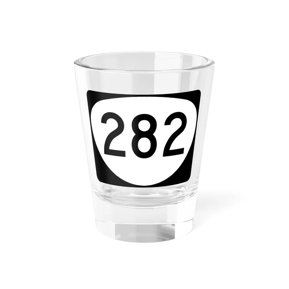 OR 282 (Oregon) (Road Sign) Shot Glass 1.5oz 1.5oz - Go Mug Yourself