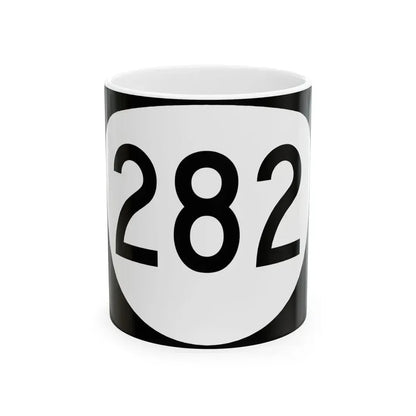 OR 282 (Oregon) (Road Sign) White Coffee Mug 11oz - Go Mug Yourself