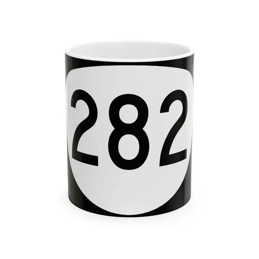 OR 282 (Oregon) (Road Sign) White Coffee Mug 11oz - Go Mug Yourself