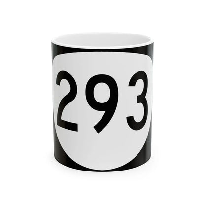 OR 293 (Oregon) (Road Sign) White Coffee Mug 11oz - Go Mug Yourself