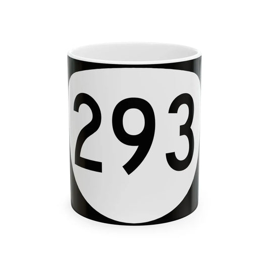 OR 293 (Oregon) (Road Sign) White Coffee Mug 11oz - Go Mug Yourself