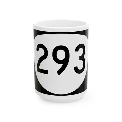 OR 293 (Oregon) (Road Sign) White Coffee Mug 15oz - Go Mug Yourself