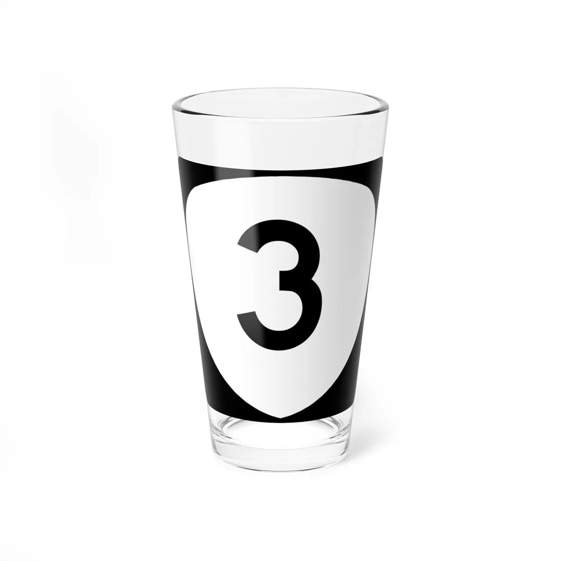OR 3 (Oregon) (Road Sign) Pint Glass 16oz 16oz - Go Mug Yourself