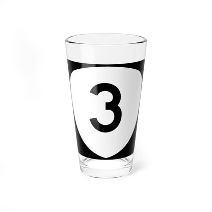 OR 3 (Oregon) (Road Sign) Pint Glass 16oz 16oz - Go Mug Yourself