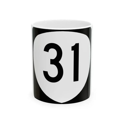 OR 31 (Oregon) (Road Sign) White Coffee Mug 11oz - Go Mug Yourself
