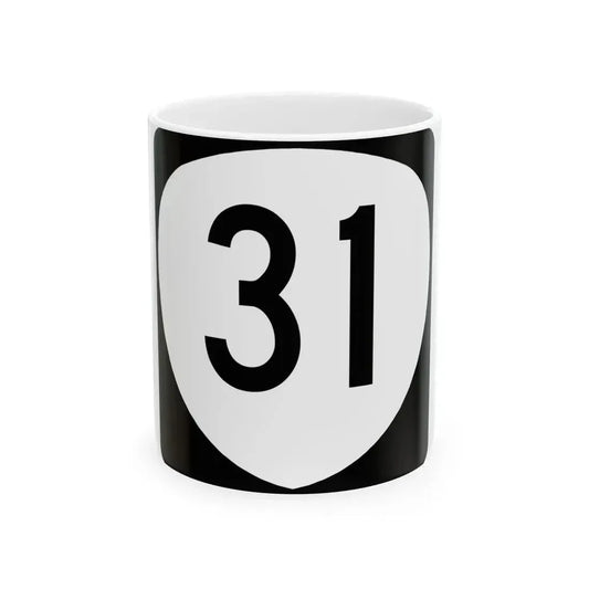 OR 31 (Oregon) (Road Sign) White Coffee Mug 11oz - Go Mug Yourself