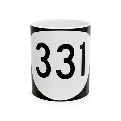 OR 331 (Oregon) (Road Sign) White Coffee Mug 11oz - Go Mug Yourself