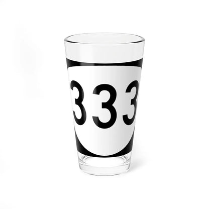 OR 333 (Oregon) (Road Sign) Pint Glass 16oz 16oz - Go Mug Yourself