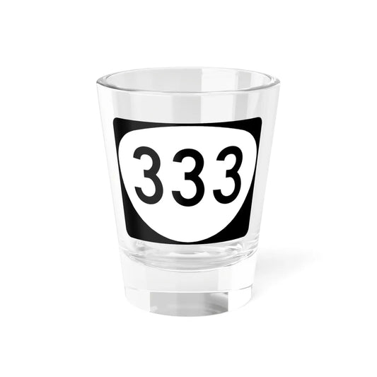 OR 333 (Oregon) (Road Sign) Shot Glass 1.5oz 1.5oz - Go Mug Yourself