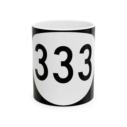 OR 333 (Oregon) (Road Sign) White Coffee Mug 11oz - Go Mug Yourself