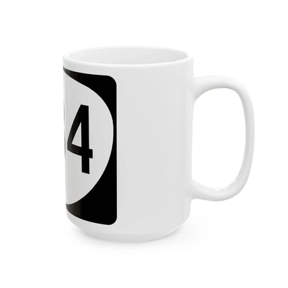 OR 334 (Oregon) (Road Sign) White Coffee Mug - Go Mug Yourself