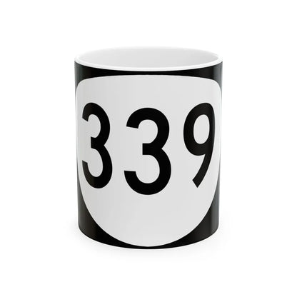 OR 339 (Oregon) (Road Sign) White Coffee Mug 11oz - Go Mug Yourself