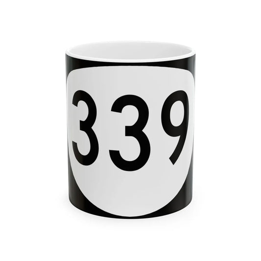 OR 339 (Oregon) (Road Sign) White Coffee Mug 11oz - Go Mug Yourself