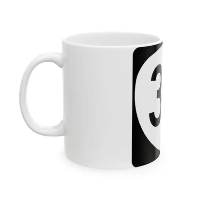 OR 34 (Oregon) (Road Sign) White Coffee Mug - Go Mug Yourself