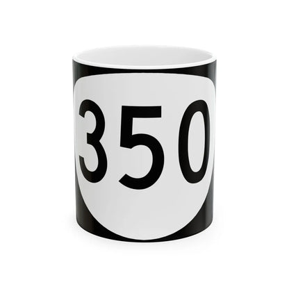 OR 350 (Oregon) (Road Sign) White Coffee Mug 11oz - Go Mug Yourself