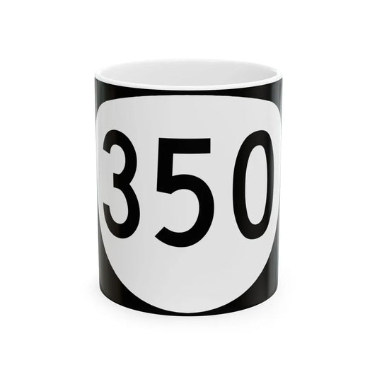 OR 350 (Oregon) (Road Sign) White Coffee Mug 11oz - Go Mug Yourself