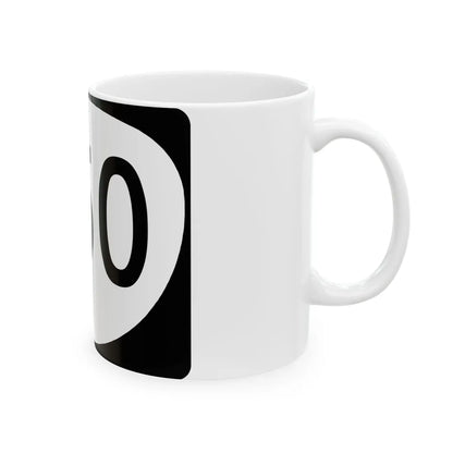 OR 350 (Oregon) (Road Sign) White Coffee Mug - Go Mug Yourself