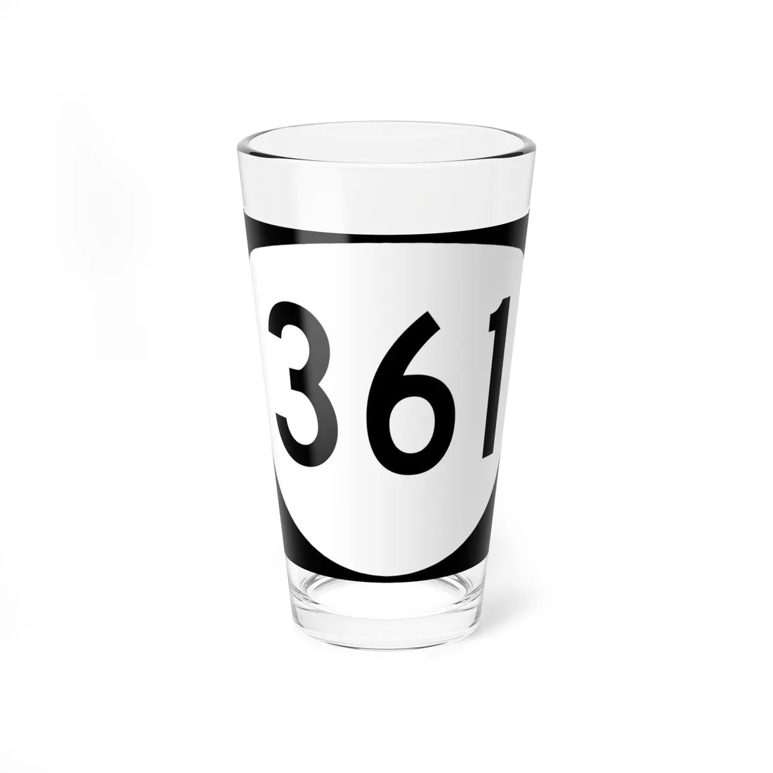 OR 361 (Oregon) (Road Sign) Pint Glass 16oz 16oz - Go Mug Yourself