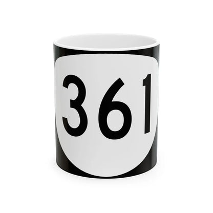 OR 361 (Oregon) (Road Sign) White Coffee Mug 11oz - Go Mug Yourself