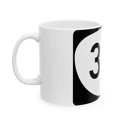OR 361 (Oregon) (Road Sign) White Coffee Mug - Go Mug Yourself