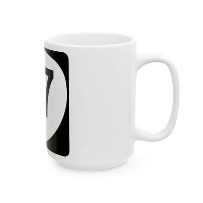 OR 37 (Oregon) (Road Sign) White Coffee Mug - Go Mug Yourself