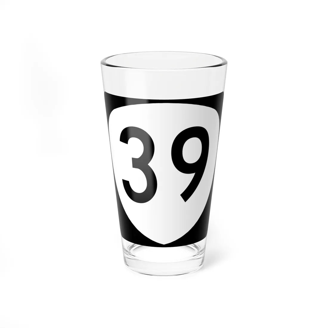 OR 39 (Oregon) (Road Sign) Pint Glass 16oz 16oz - Go Mug Yourself