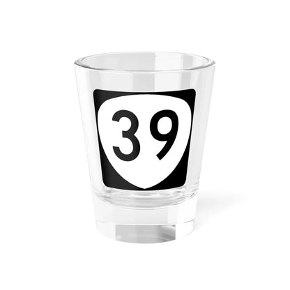 OR 39 (Oregon) (Road Sign) Shot Glass 1.5oz 1.5oz - Go Mug Yourself