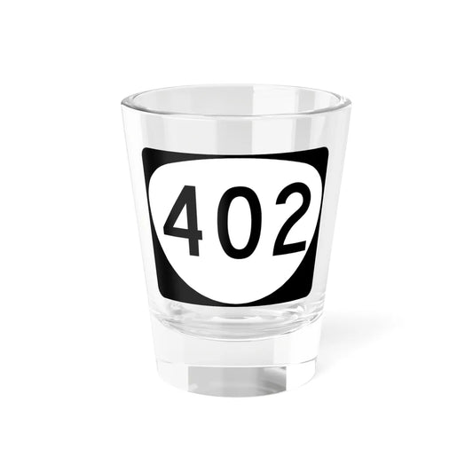 OR 402 (Oregon) (Road Sign) Shot Glass 1.5oz 1.5oz - Go Mug Yourself