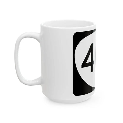 OR 402 (Oregon) (Road Sign) White Coffee Mug - Go Mug Yourself