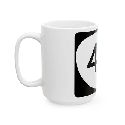 OR 413 (Oregon) (Road Sign) White Coffee Mug - Go Mug Yourself