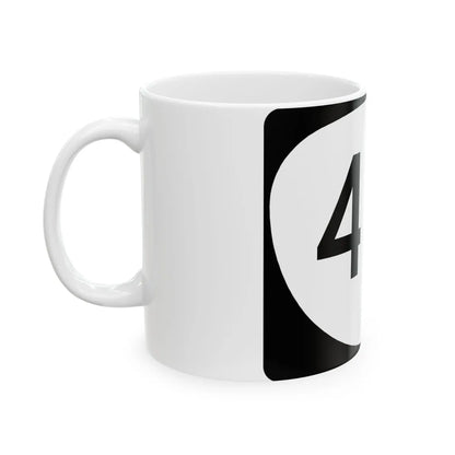 OR 414 (Oregon) (Road Sign) White Coffee Mug - Go Mug Yourself