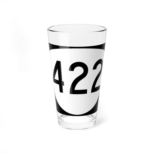 OR 422 (Oregon) (Road Sign) Pint Glass 16oz 16oz - Go Mug Yourself