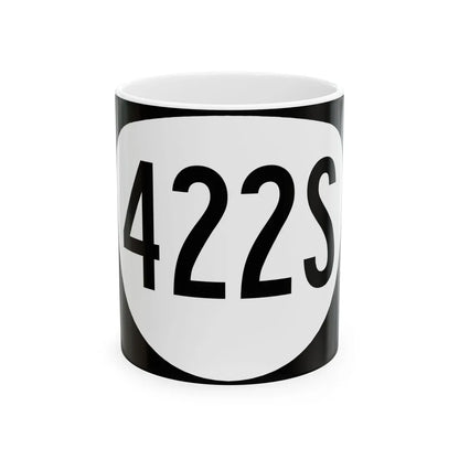 OR 422S (Oregon) (Road Sign) White Coffee Mug 11oz - Go Mug Yourself
