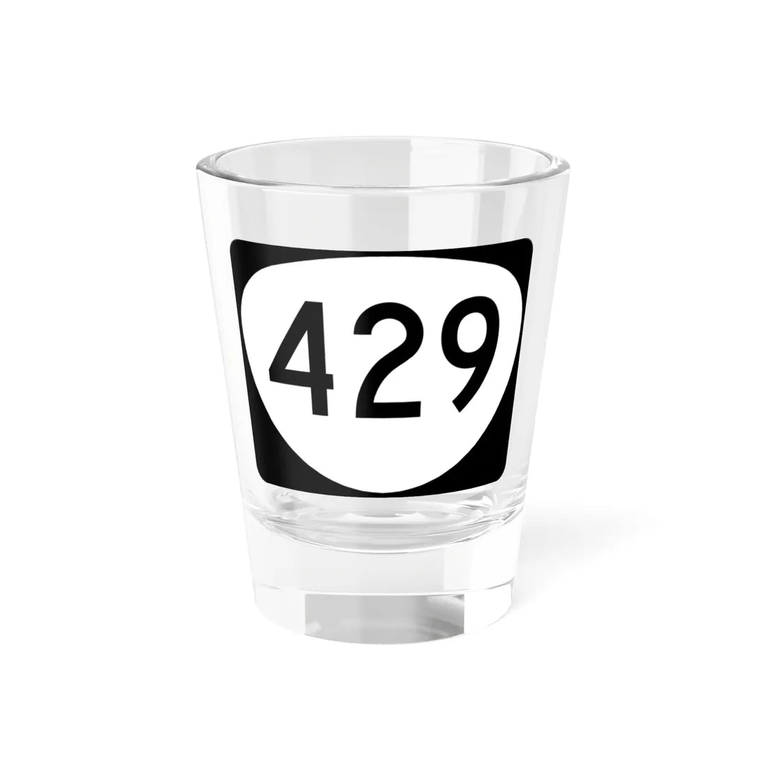 OR 429 (Oregon) (Road Sign) Shot Glass 1.5oz 1.5oz - Go Mug Yourself