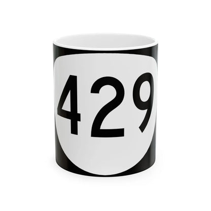 OR 429 (Oregon) (Road Sign) White Coffee Mug 11oz - Go Mug Yourself