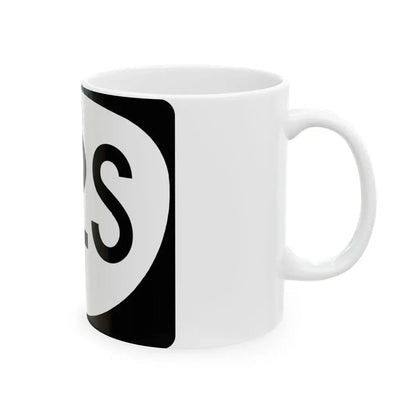 OR 42S (Oregon) (Road Sign) White Coffee Mug - Go Mug Yourself