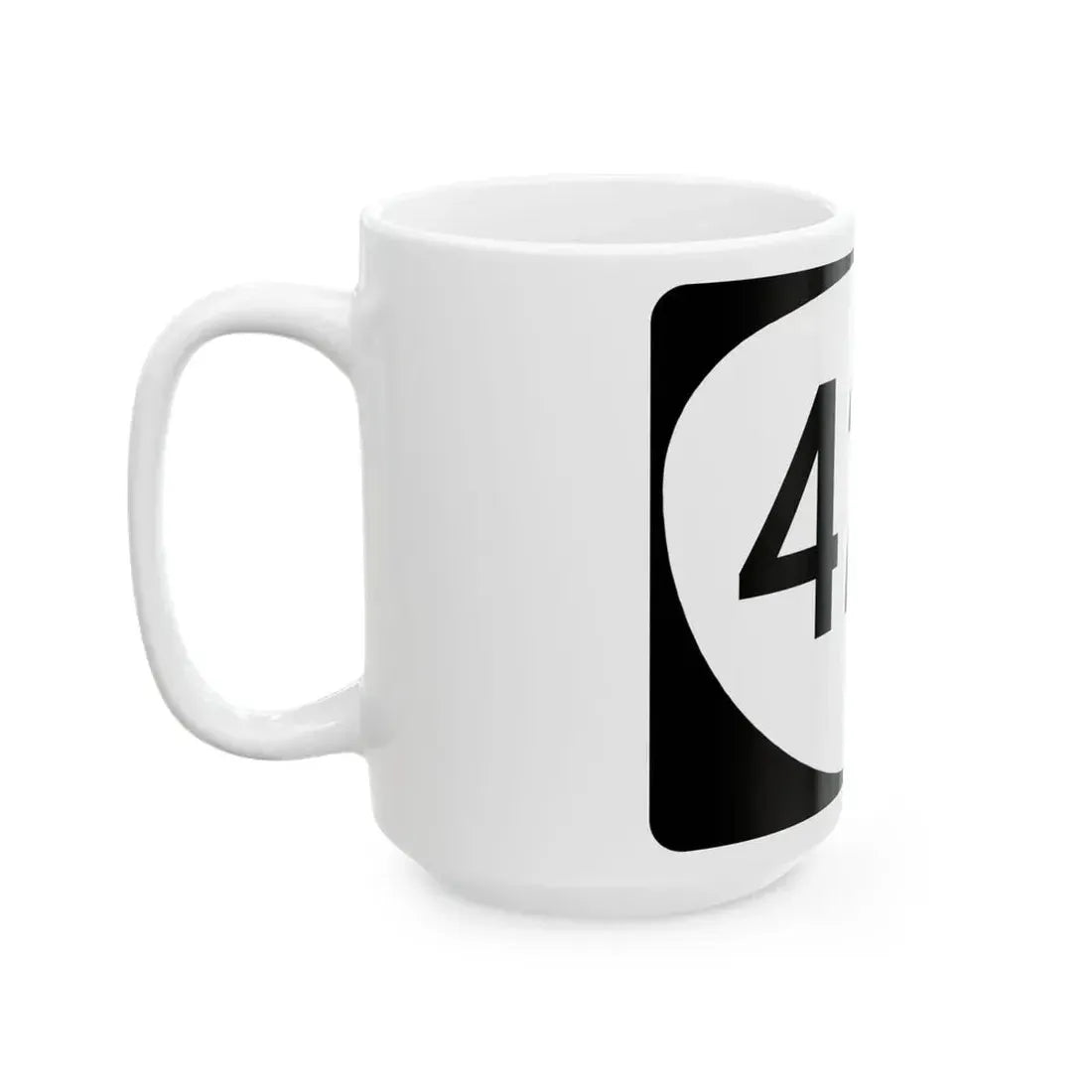 OR 42S (Oregon) (Road Sign) White Coffee Mug - Go Mug Yourself