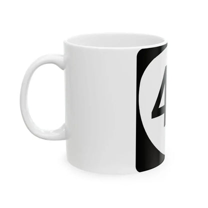 OR 43 (Oregon) (Road Sign) White Coffee Mug - Go Mug Yourself