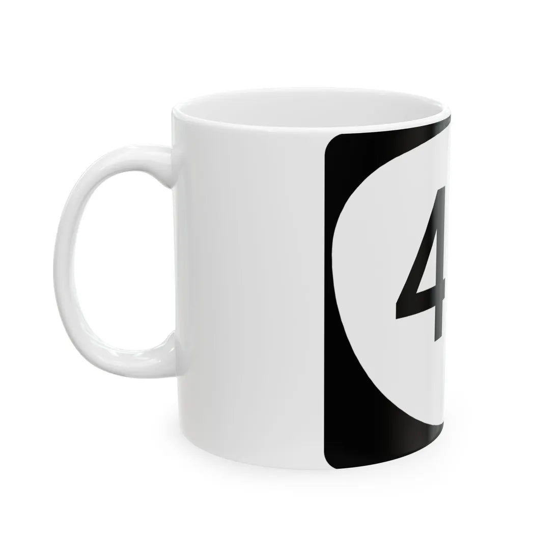 OR 451 (Oregon) (Road Sign) White Coffee Mug - Go Mug Yourself