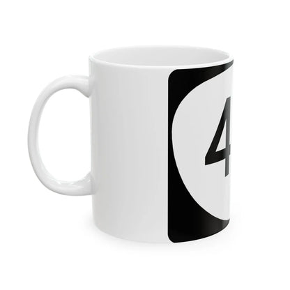 OR 451 (Oregon) (Road Sign) White Coffee Mug - Go Mug Yourself