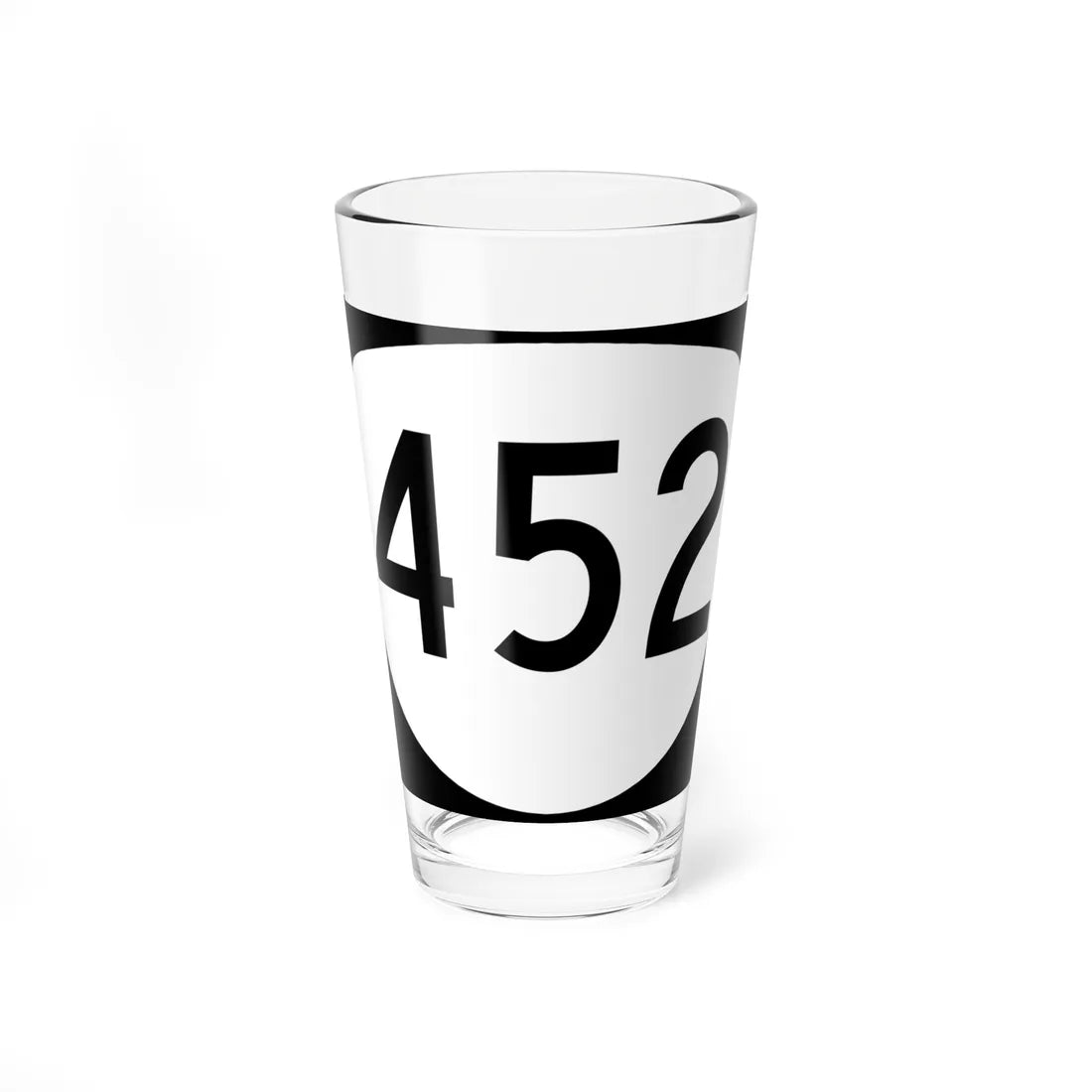 OR 452 (Oregon) (Road Sign) Pint Glass 16oz 16oz - Go Mug Yourself
